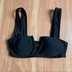 Black bikini top